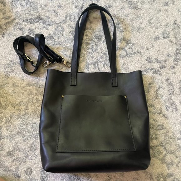 Portland Leather Crossbody Tote - Picture 1 of 7